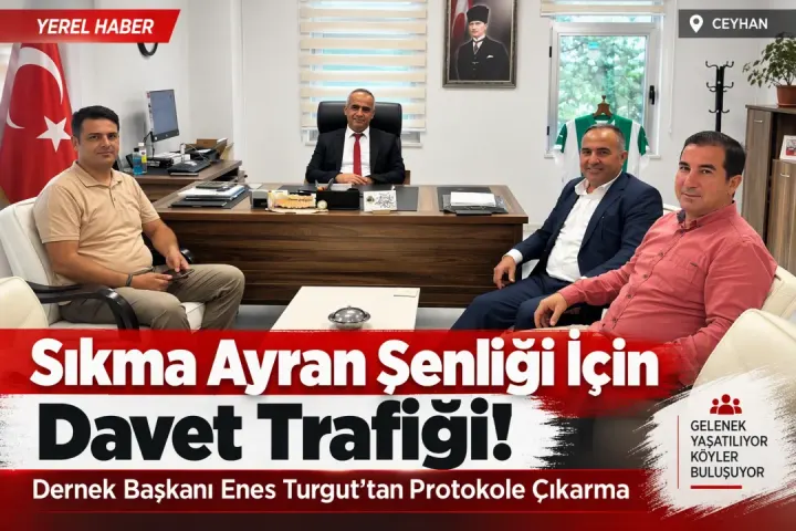 Geleneksel Sıkma Ayran Şenliği Geliyor! Isırganlı Derneği’nden Ceyhan’da Anlamlı Ziyaretler