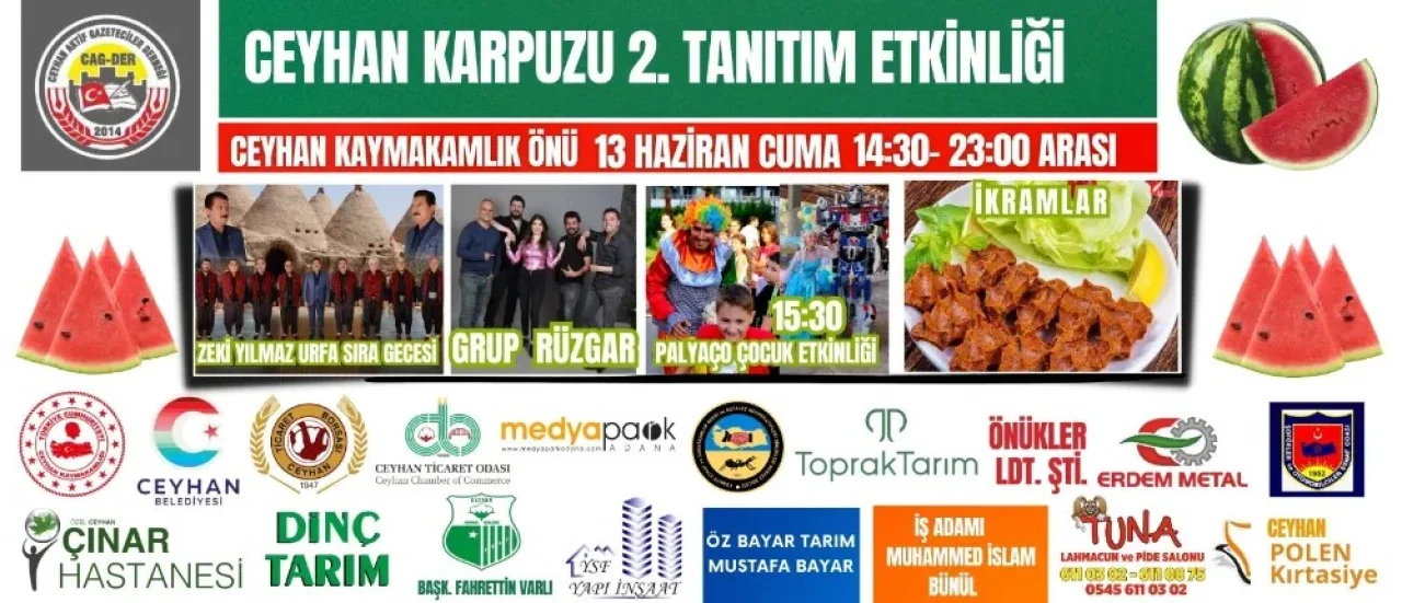 Karpuzun Kalbi Ceyhan’da Atıyor!