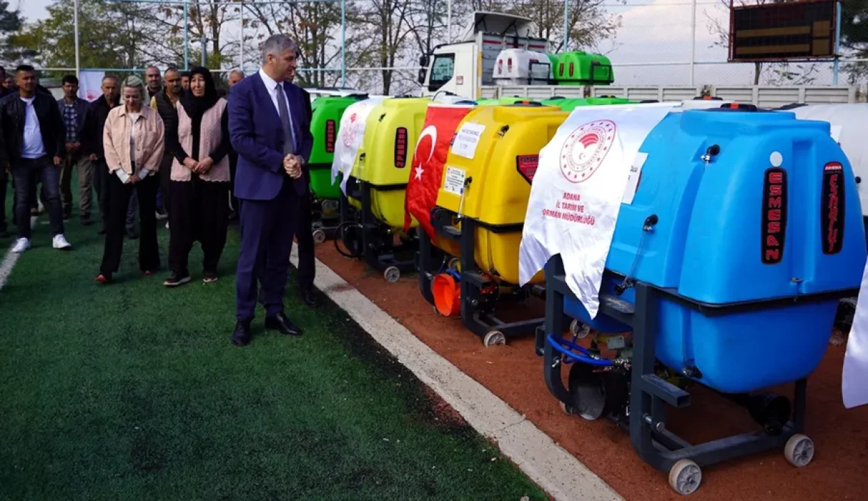 Adana’da Çiftçiye Büyük Destek: Yüzde 70 Hibeli İlaçlama Makinesi Dağıtıldı