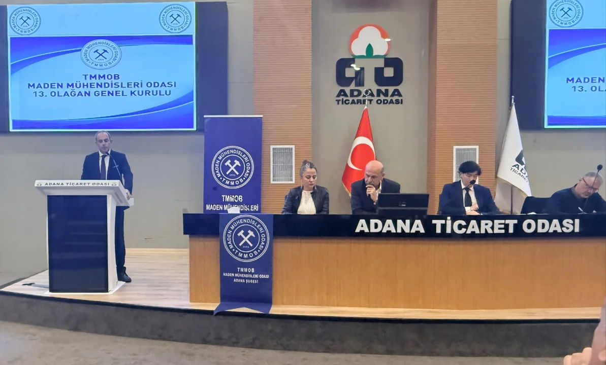 Maden Mühendisleri Odası Adana Şubesi’nde yepyeni bir dönem başlıyor